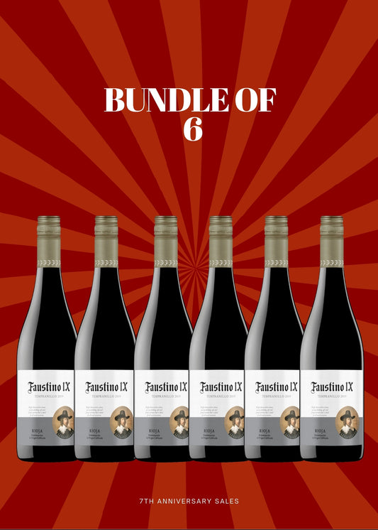 6 btls Faustino IX Bundle- James Suckling 91 points