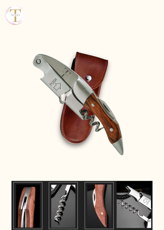 Premium Corkscrew With Pouch