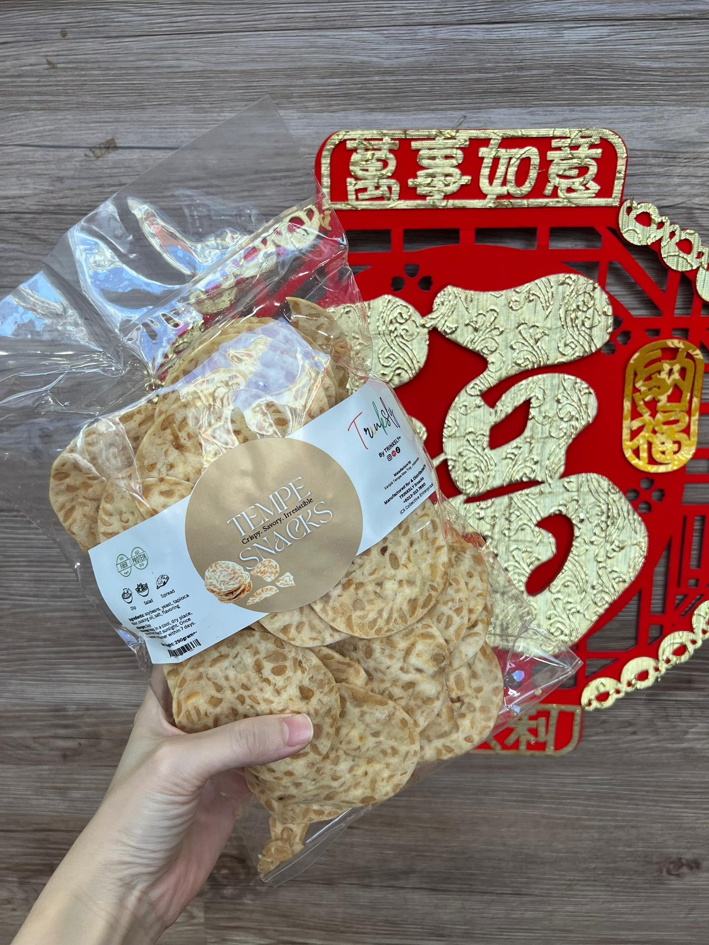 Best Seller Tempe Chips 250gram