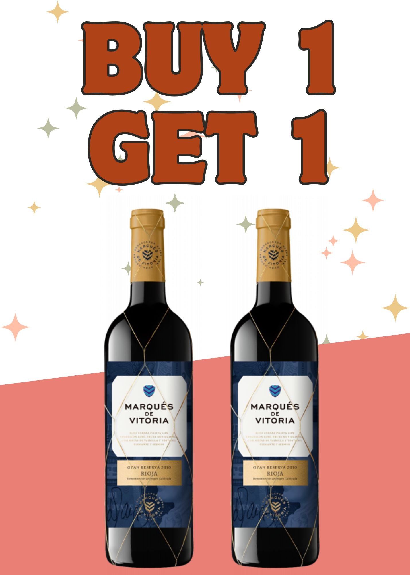 Marques de Vitoria Gran Reserva Buy 1 Free 1 (Christmas + Year End Promotion)