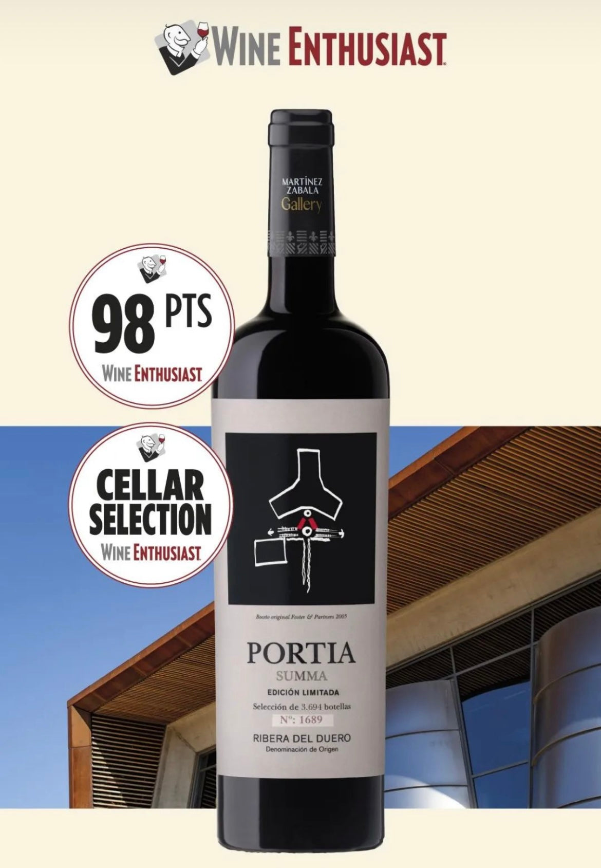 Portia Summa Limited Edition- Wine enthusiast 98 points