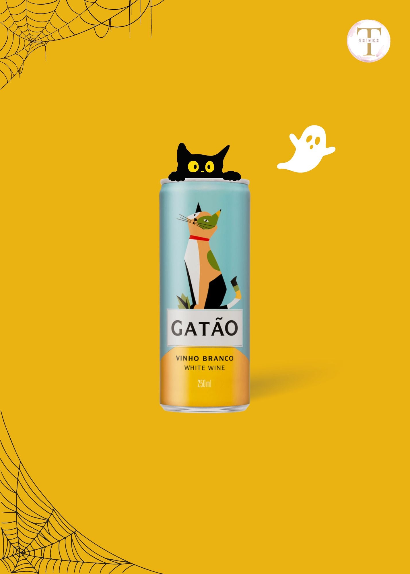 Gatão Can White Wine x 24 (250ML)